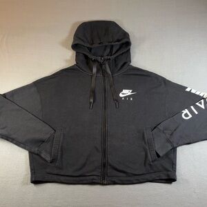 Nike Black Zip-Up Air Hoodie
